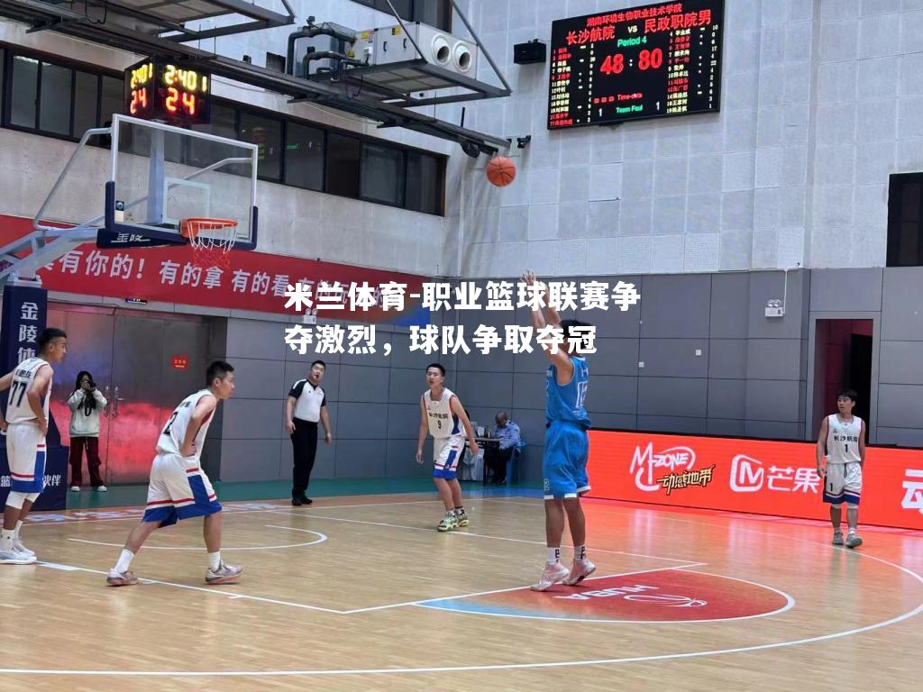 职业篮球联赛争夺激烈，球队争取夺冠